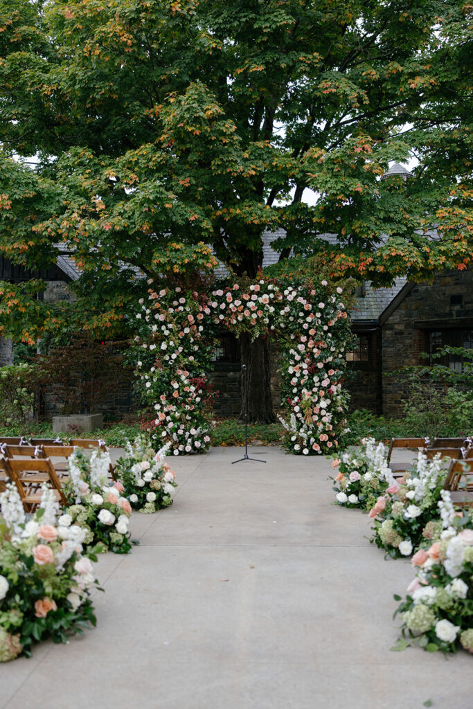 blue hill stone barns wedding