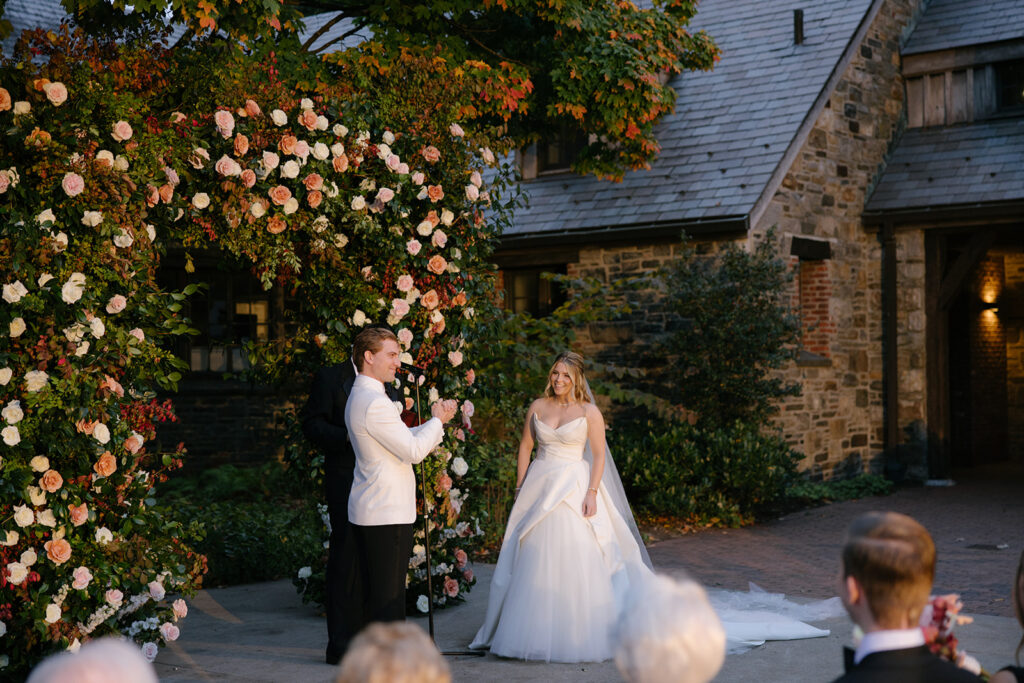 blue hill stone barns wedding